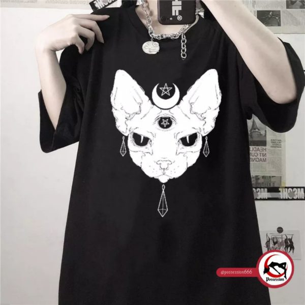 Camiseta Gato Luna