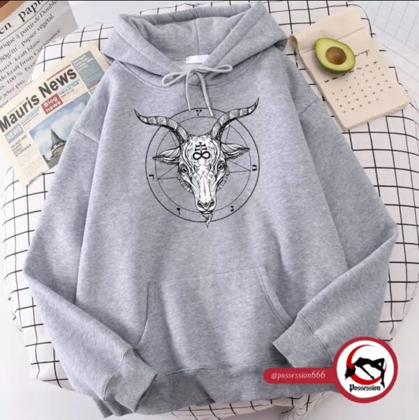 Hoodie Belcebu Gris - Possession666