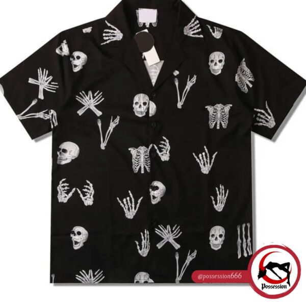 Camisa Skeleton Parts - Possession666