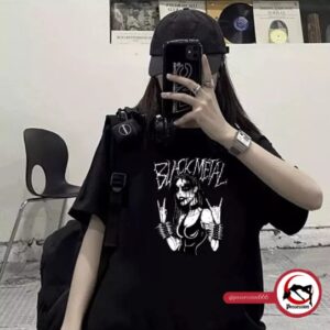 Camiseta Black Metal Demon