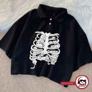 Camiseta Skeleton Cats