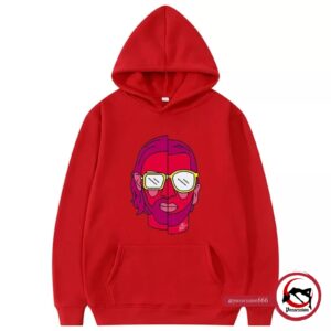 Hoodie Roja "The Duo" Possession666
