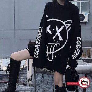 Hoodie Distorted Face